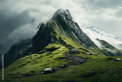 Green Mountain panorama photo