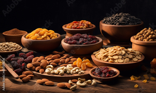 dried fruit and nuts, dried fruits and nuts,  © nazir