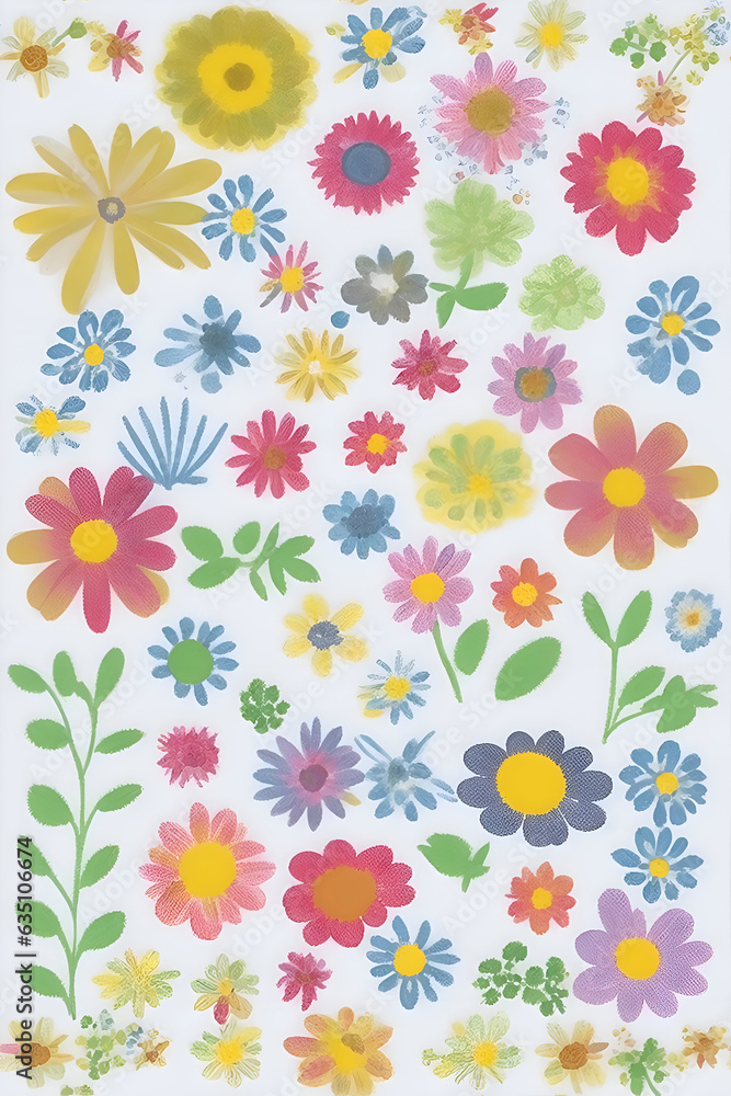 Seamless floral background. Seamless floral background.