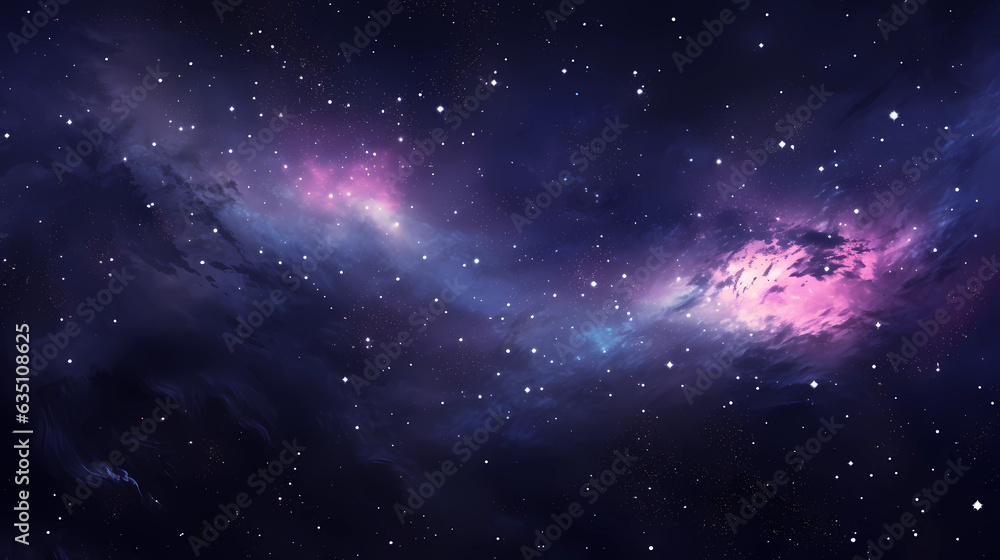GALAXY BACKGROUND WITH STARS