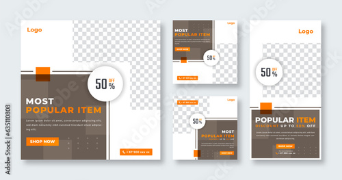 Promotional Banner Social Media Post for Online Marketing Promotion Banner, Story and Web Internet Ads Flyer