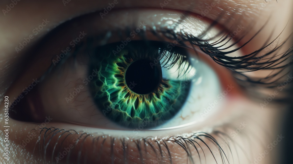 Fototapeta premium Close u of an eye