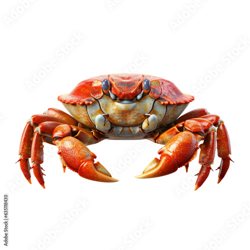 Crab. isolated object, transparent background