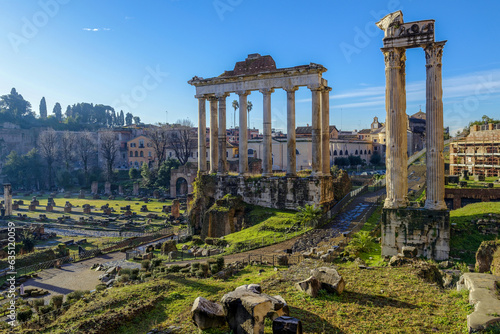 Ruines du Forum Romain à Rome