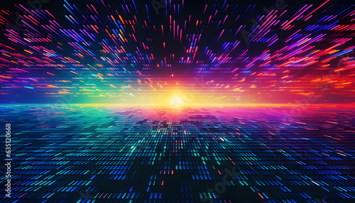 RGB VHS pixels texture
