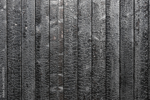 Burnt wooden board texture. Sho Sugi Ban Yakisugi is a traditional Japanese method of wood preservation