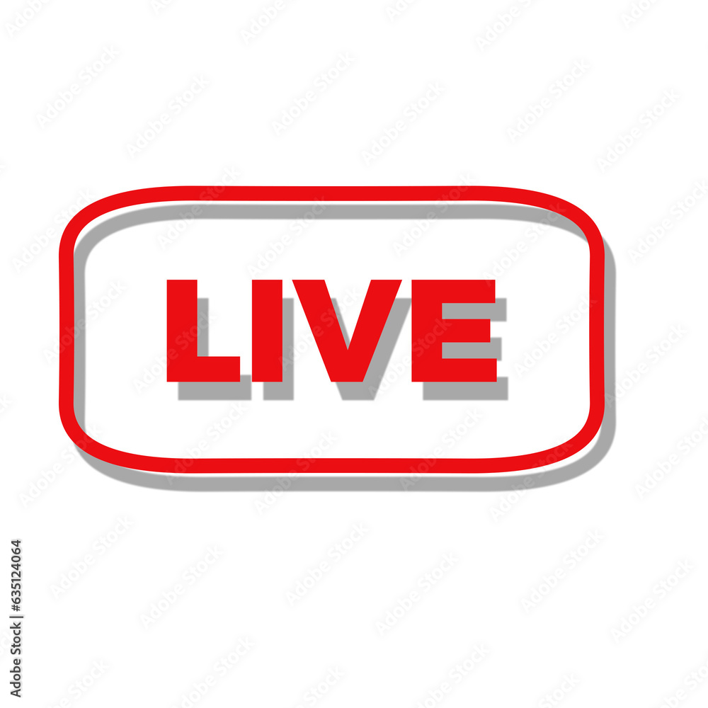 Live streaming symbol Online broadcast icon The concept of live streaming for selling on social media Live streaming symbol Online broadcast icon The concept of live streaming for selling on social media