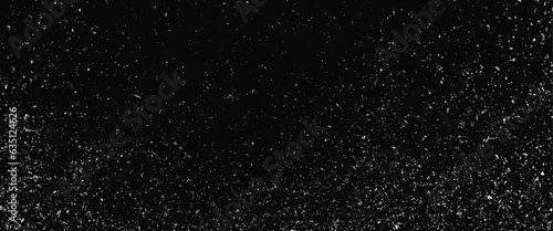 Dust and scratches design, aged photo editor layer, black grunge abstract background, white dust and scratches on a black background. dirt overlay or screen effect use for grunge background vintage.