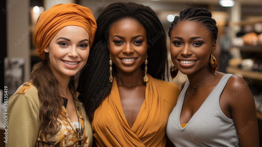 Fototapeta premium Women Defying Stereotypes Above and Beyond Expectations.