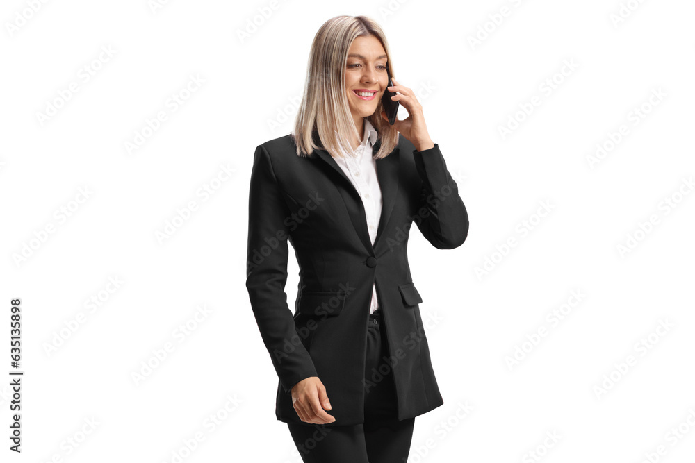 Young businesswoman using a smartphone Young businesswoman using a smartphone