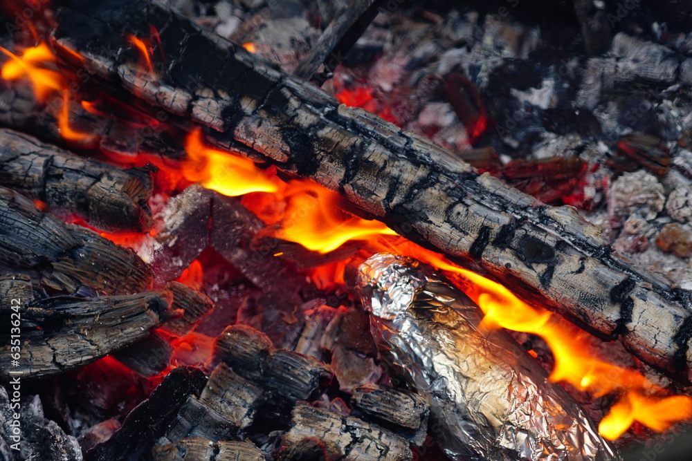 fire burning in a fireplace fire burning in a fireplace