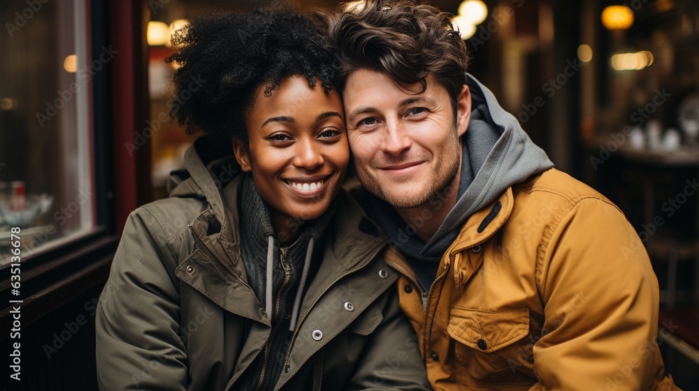 Portrait of a Mixed-Race Couple Rejecting Stereotypes and Celebrating Their Special Love.