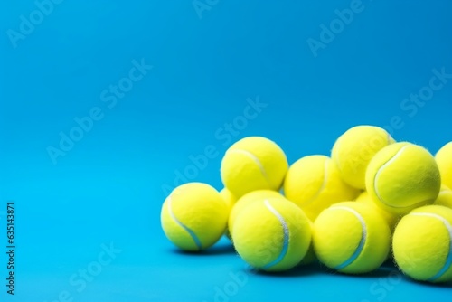 Holiday Sports Composition Featuring a Yellow Tennis Ball, Generative Ai © Flowstudio