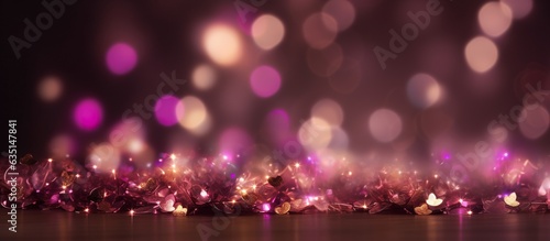 pink sparkle pattern, stylish bokeh background, creative wallpaper, generative AI