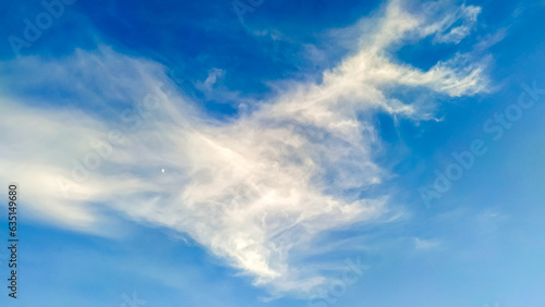Cloud on blue sky for background