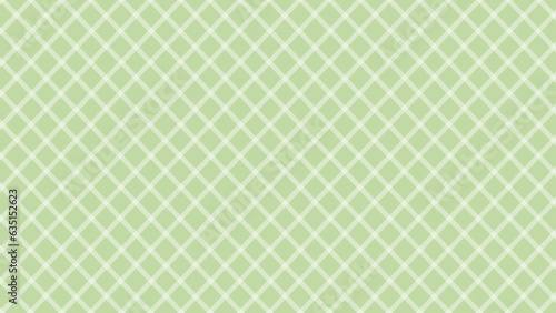 Diagonal white checkered in the green background	