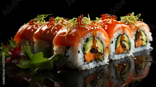 Sushi Rolls and Nigiri Slices: Masterfully Crafted Japanese Cuisine