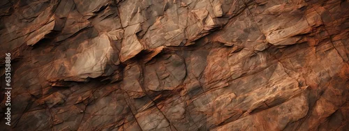 Panel kuchenny z motywem Dark red orange brown rock texture with cracks. Close-up. Rough mountain surface. Stone granite background for design. Nature.