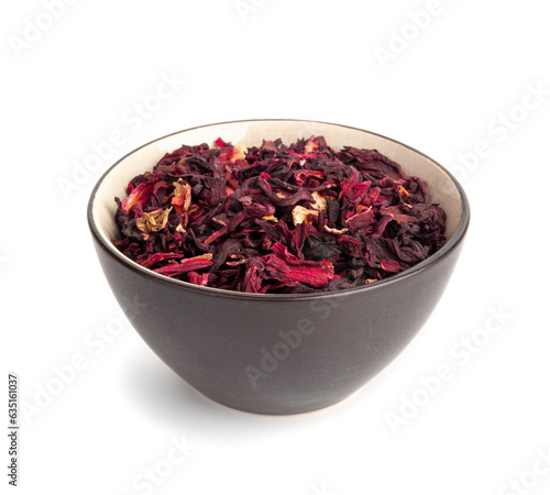 Dry Hibiscus Tea Isolated  Dry Rose Petals  Fruit Red Tea  Karkade Leaves  Dried Herbal Drink  Roselle Petal