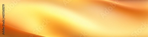 Light brown orange gold yellow silk satin. Color gradient. Golden luxury elegant abstract background. Shiny, shimmer. Curtain. Drapery. Fabric, cloth texture. Web banner. Wide. Panoramic.