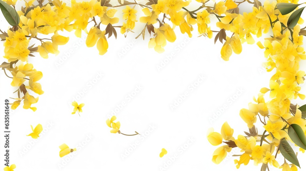 autumn leaves background and leaves frame