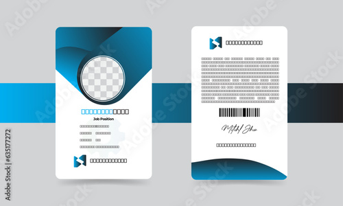 Double-sided creative business card template. Portrait and landscape orientation. Horizontal layout. Vector illustration.
