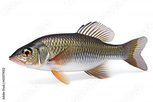 Carp fish isolated on white background , Carp fish, Generative AI