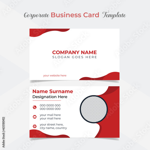 modern and clean creative business card template design