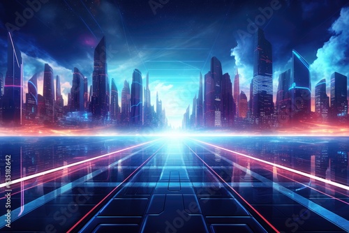 Futuristic city of the future  background  fantasy  future