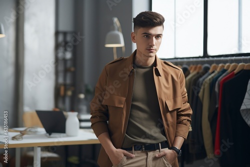 Man Fasion Model AI Generative image