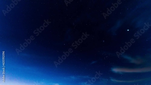 Wallpaper Mural Timelapse night and day with stars in night sky Torontodigital.ca