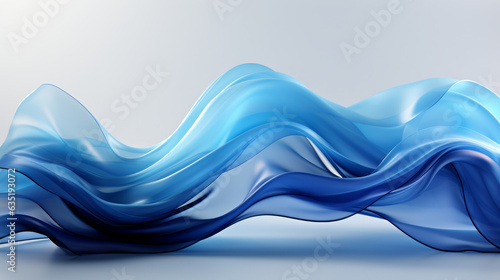Blue wave background design
