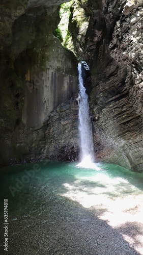 photo Waterfall Kozjak  Slap Kozjak Slovenia Europe