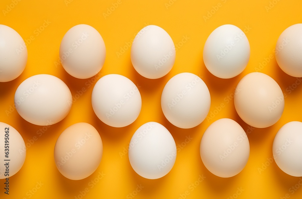 clean chicken eggs in a minimalist style clean chicken eggs in a minimalist style
