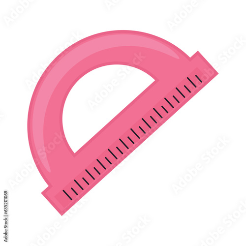 Ruler protractor for school,