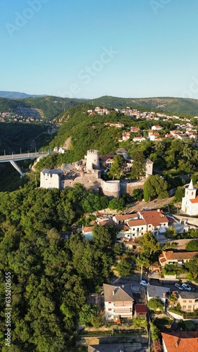 Wallpaper Mural drone photo Trsat Castle Rijeka Croatia Torontodigital.ca