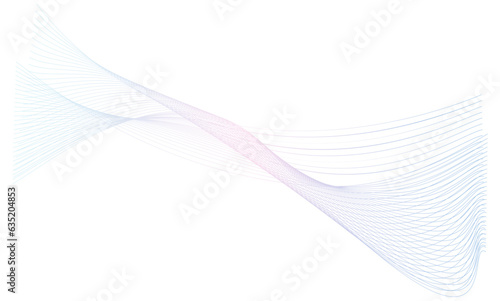 Blue and pink pastel wave background. Vector illustration.