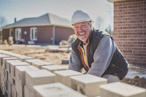A construction foreman smiles as he approaches his last few days before retirement.