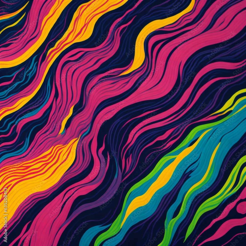 pattern with waves, color, seamless pattern with waves, color, seamless