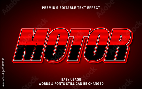colorful modern 3d editable text effect and typography design