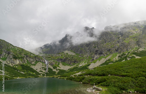 Mountain landscape in the Tatras.