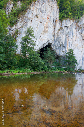 The entrance of Unguru Mare cave  Apuseni Mountains  Occidental Carpathians  Transylvania  Romania  Europe