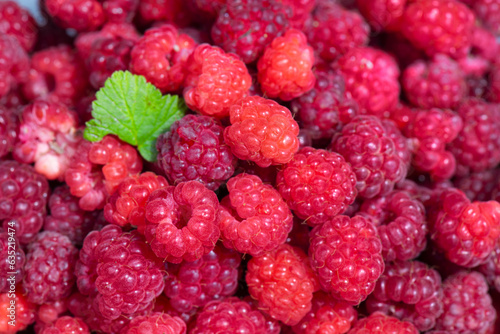 Many raspberries