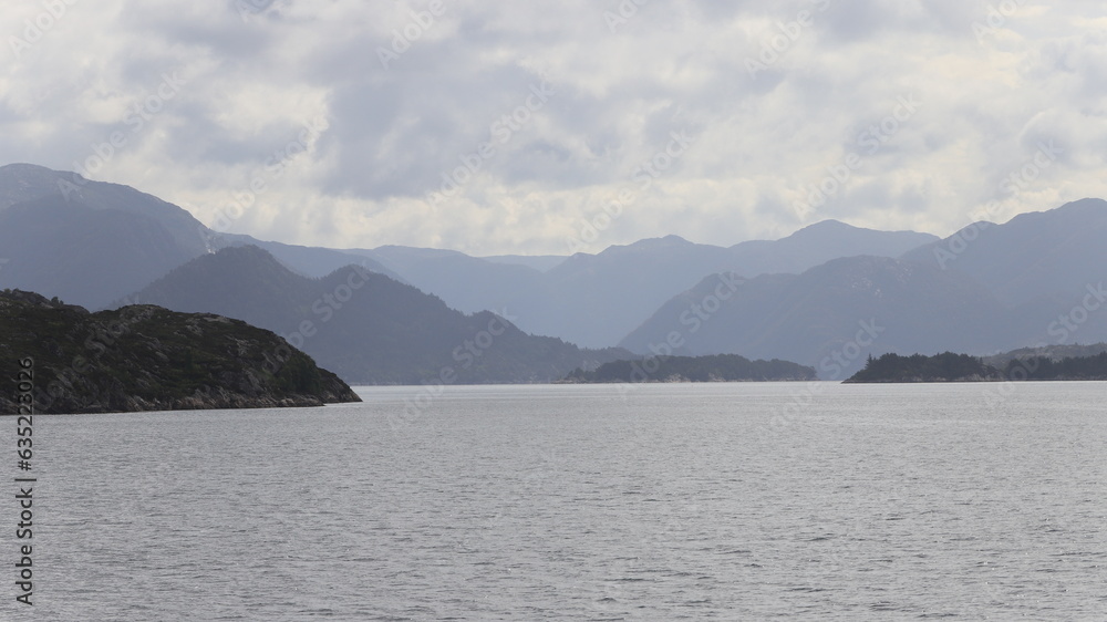 fjord autour de Bergen, Norvège