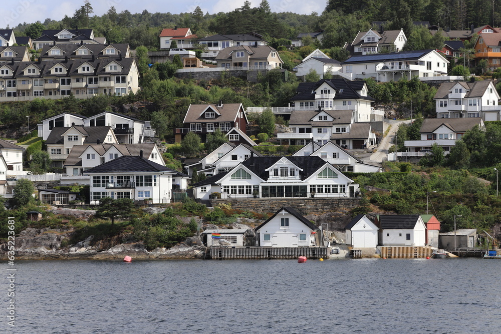 fjord autour de Bergen, Norvège