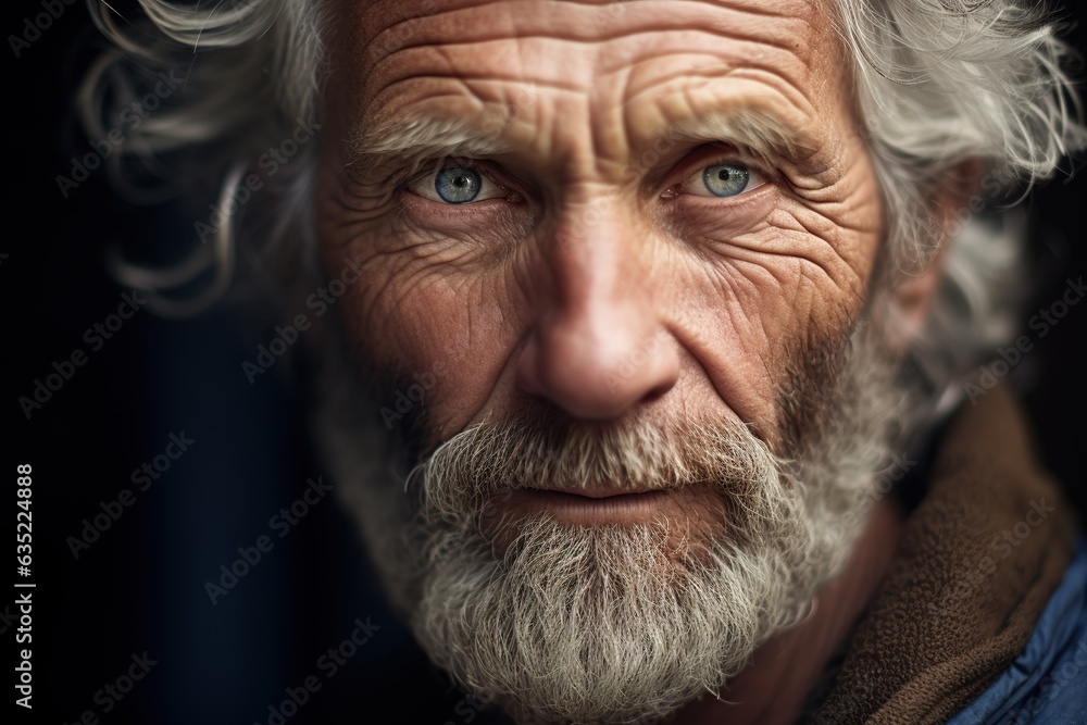 portrait of elderly man portrait of elderly man