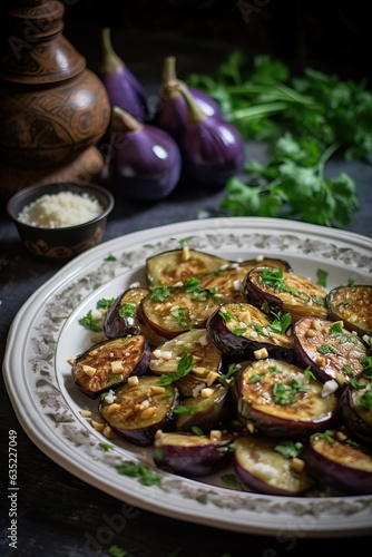 roasted eggplant with spices