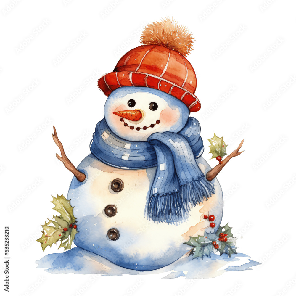 Snowmen Clipart, High Quality PNG 5000 x 5000 px 300 DPI, Christmas ...