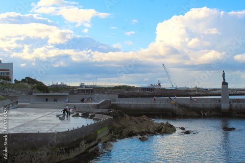 Photography A photo of the Dún Laoghaire baths on a sunny evening.