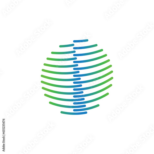 Globe logo design icon vector with modern style